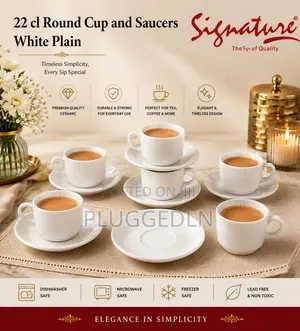 Signature Cup and Saucer 6 Sets in Box
