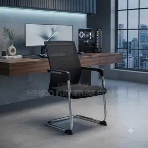 Office Chairs; High Back Ergonomic Office Visitors Chair With Sled Leg