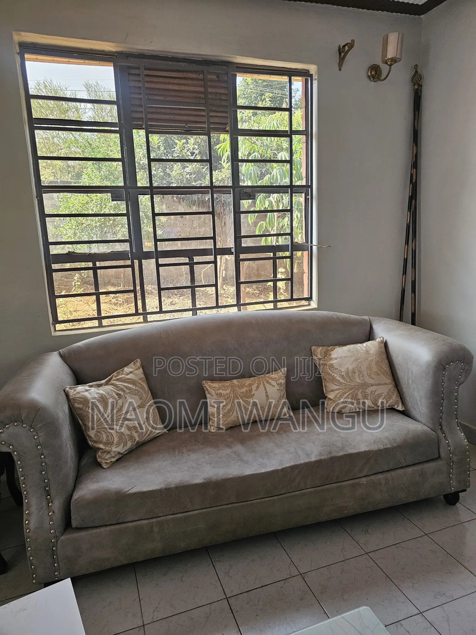 5 Seater Suede Couch Set