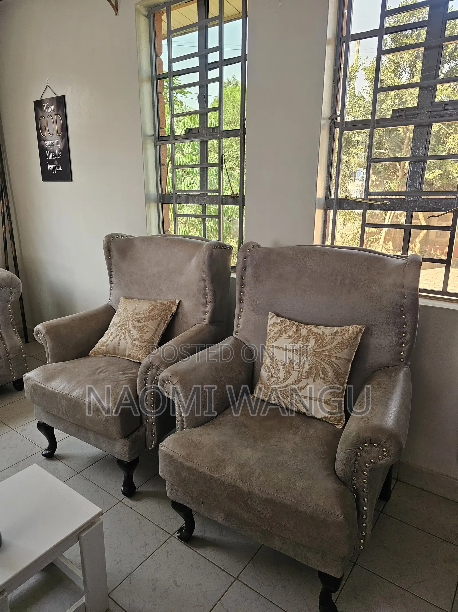 5 Seater Suede Couch Set