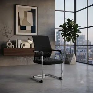 Office Chairs; High Back Ergonomic Office Visitors Chair With Sled Leg