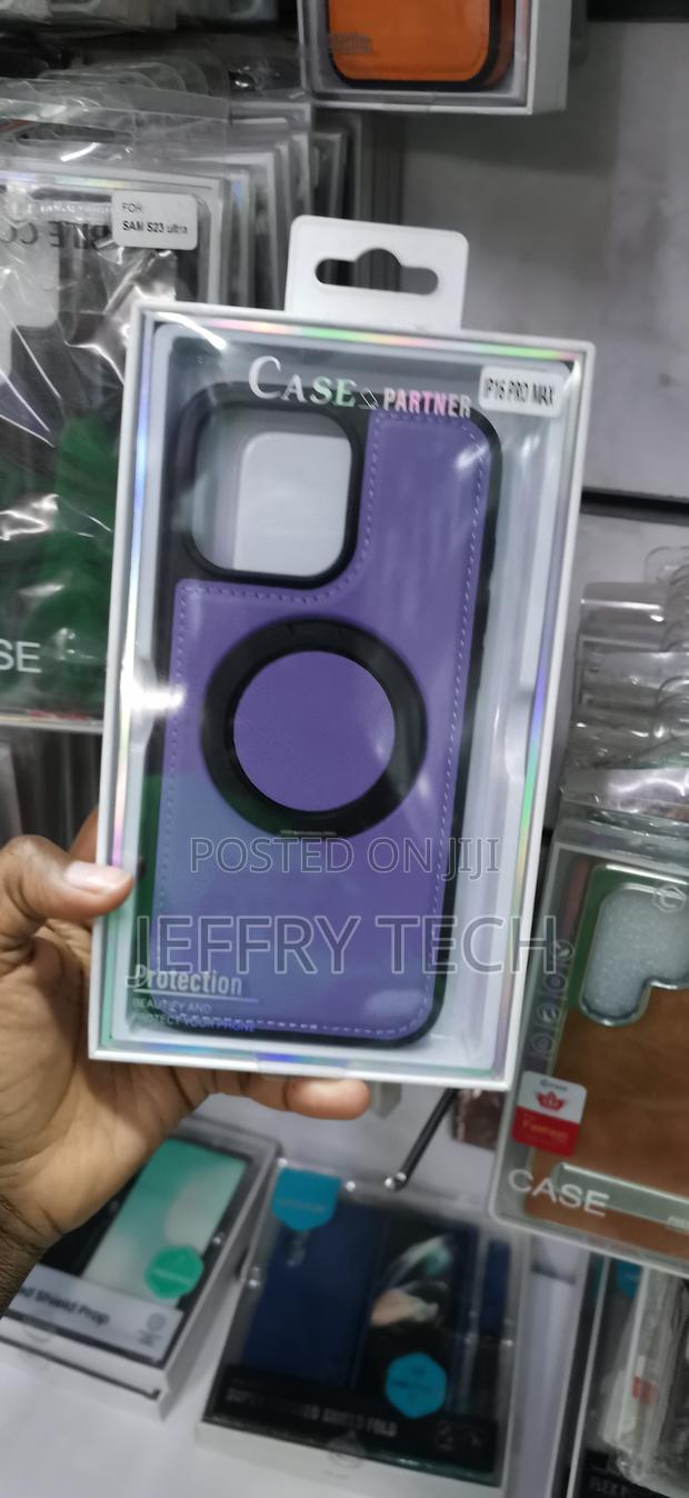 iPhone 16 Pro Maxpurple Case Partner Leather Phone Case - main view