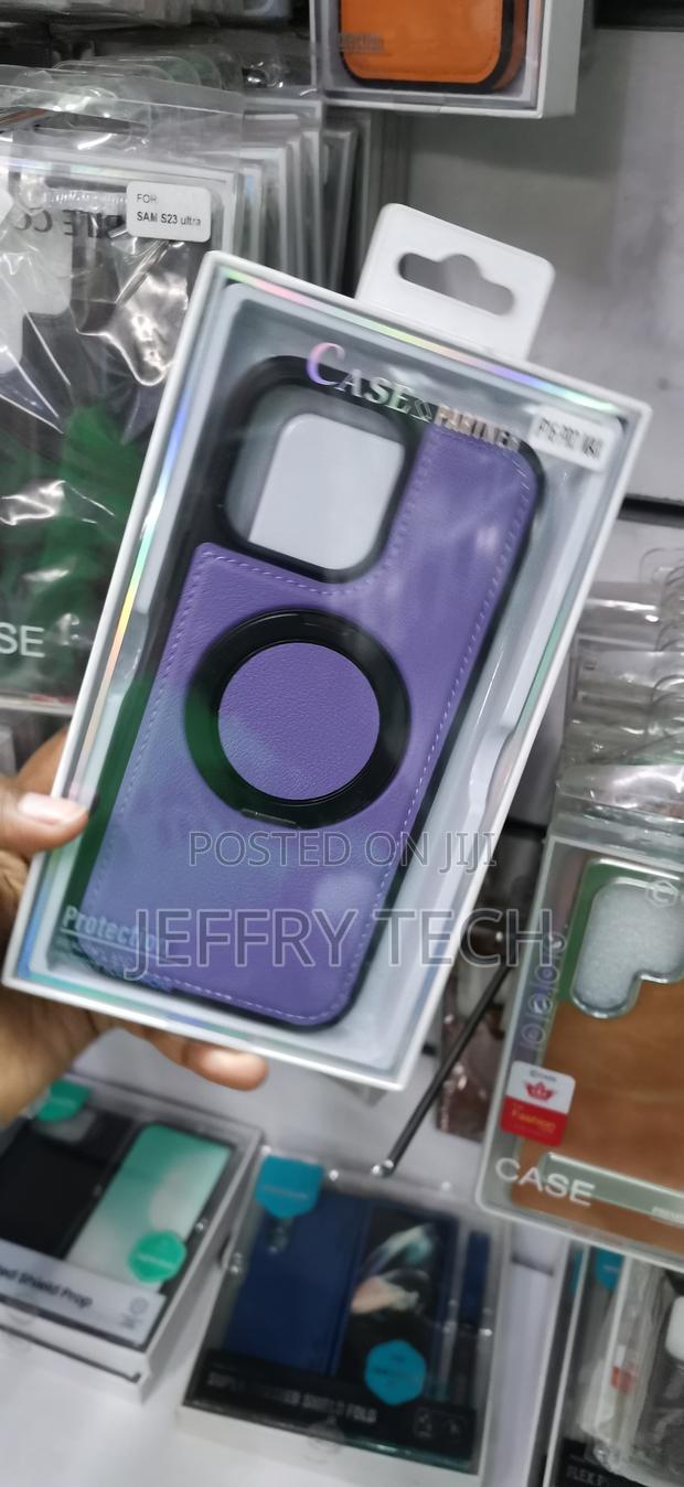 iPhone 16 Pro Maxpurple Case Partner Leather Phone Case - thumbnail 2