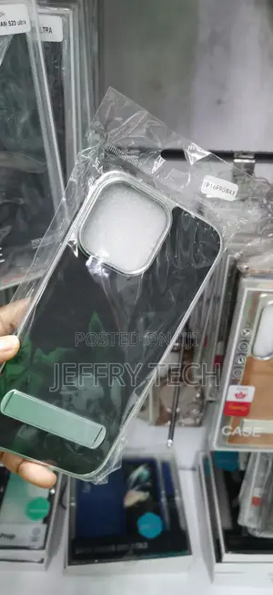 iPhone 15 Pro Max, Featuring a Black Back Cover.