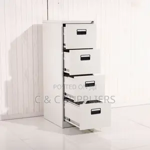 4-Drawer Metal Cabinet.