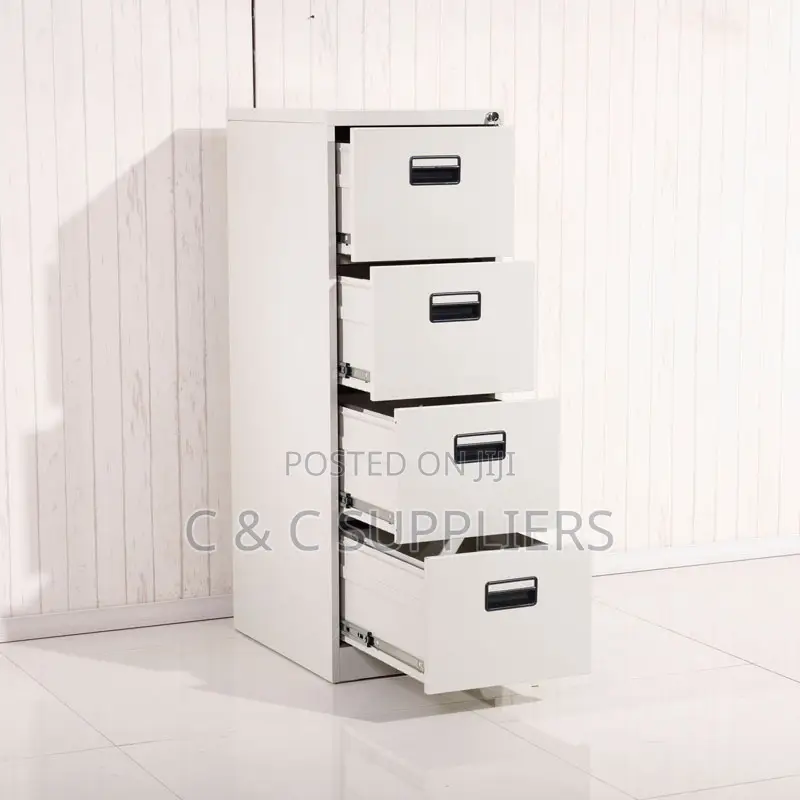 4-Drawer Metal Cabinet.