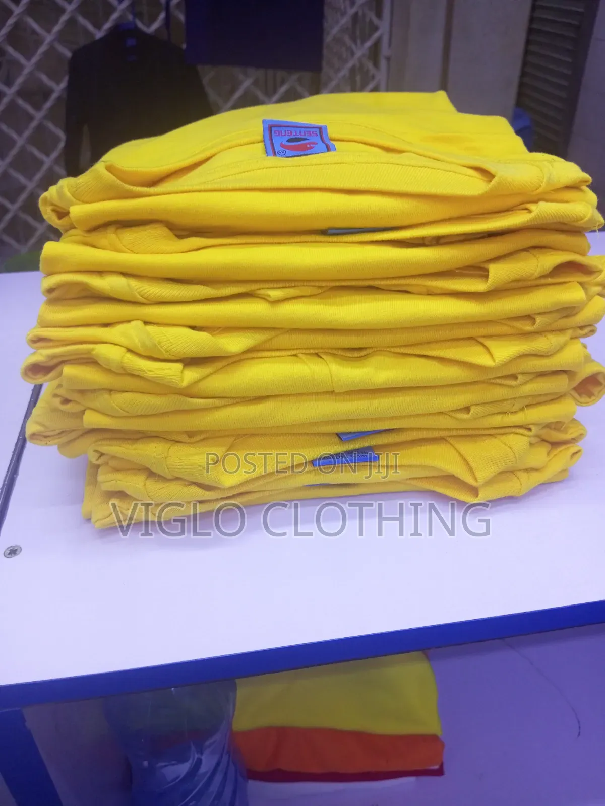 Yellow Roundnecks Locally Manufactured in Wholesale and Single Orders