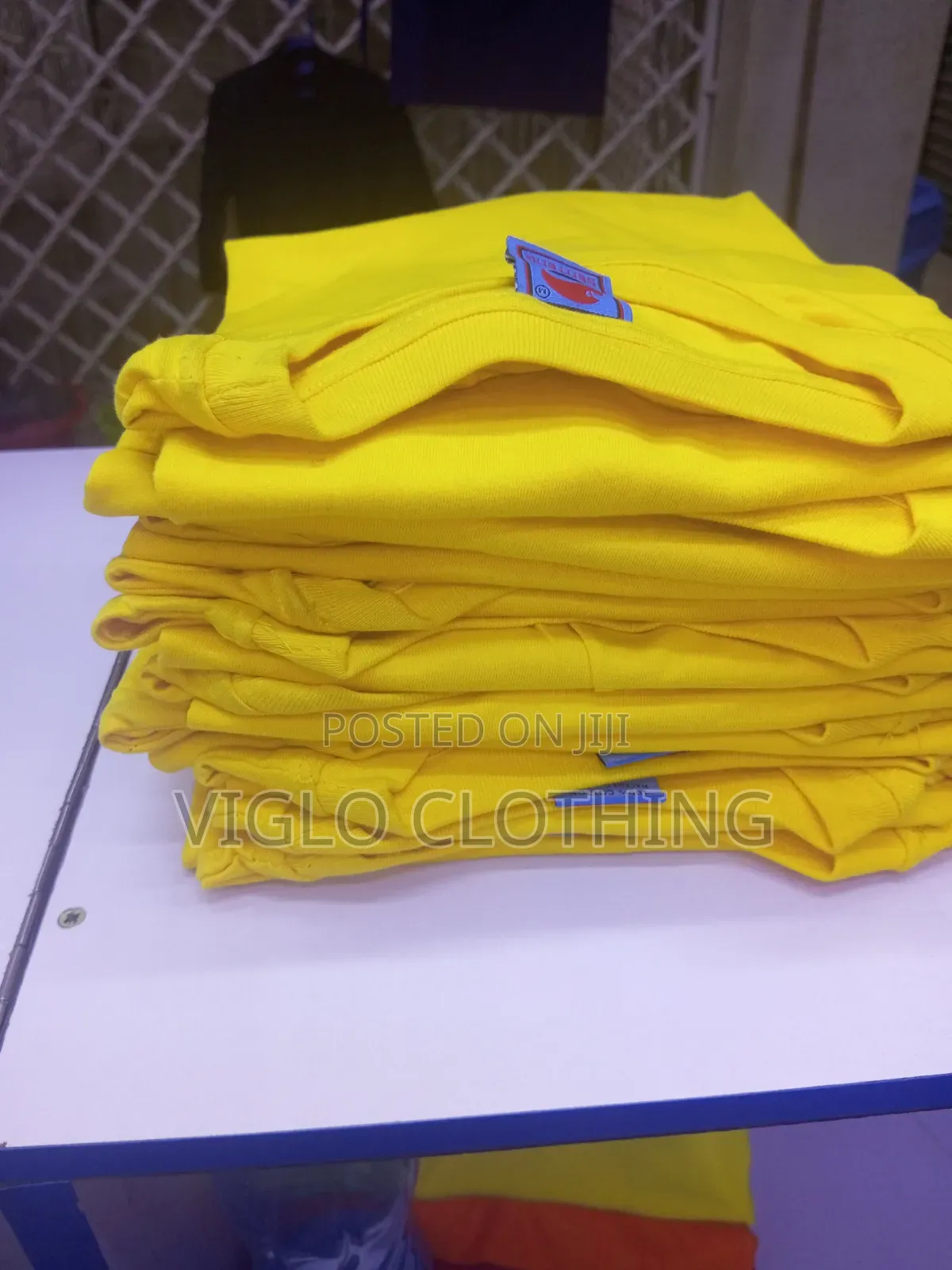 Yellow Roundnecks Locally Manufactured in Wholesale and Single Orders