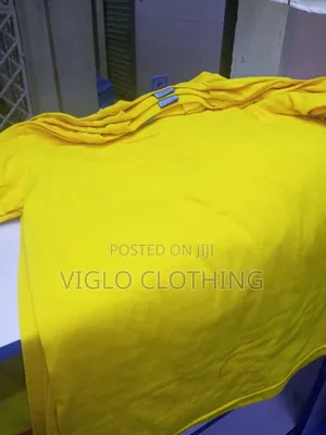 Yellow Roundnecks Locally Manufactured in Wholesale and Single Orders