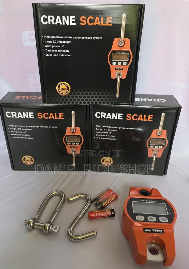 300kgs Crane Scale Black