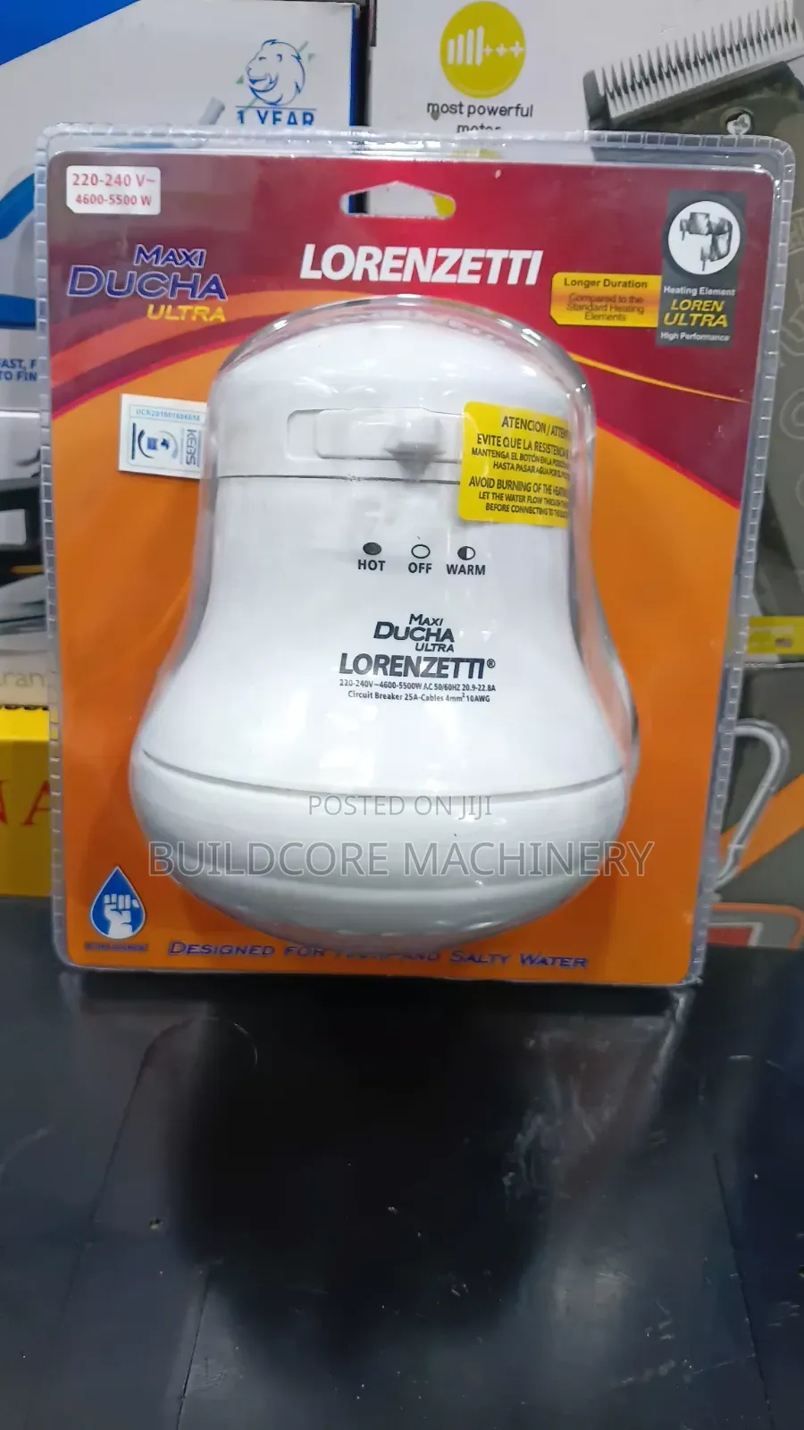 Lorenzetti Maxi Ducha Ultra Instant Shower Head
