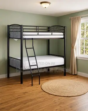 Metal Bed: Twin Over Twin Metal Bunk Bed