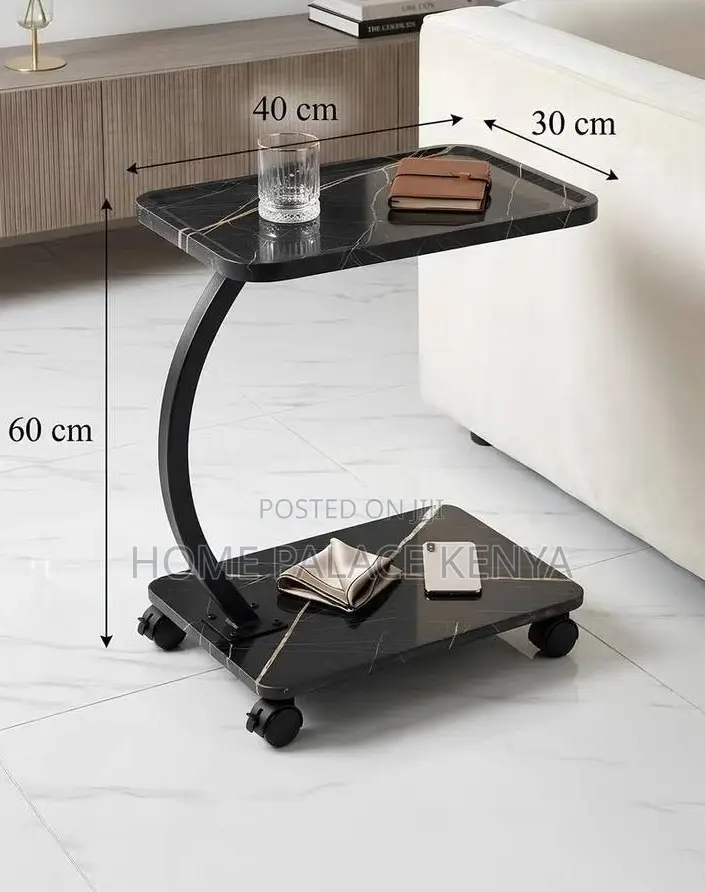 Side Table: Lavish 360 Degrees Mobile Accent Table