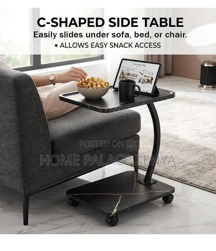 Side Table: Lavish 360 Degrees Mobile Accent Table