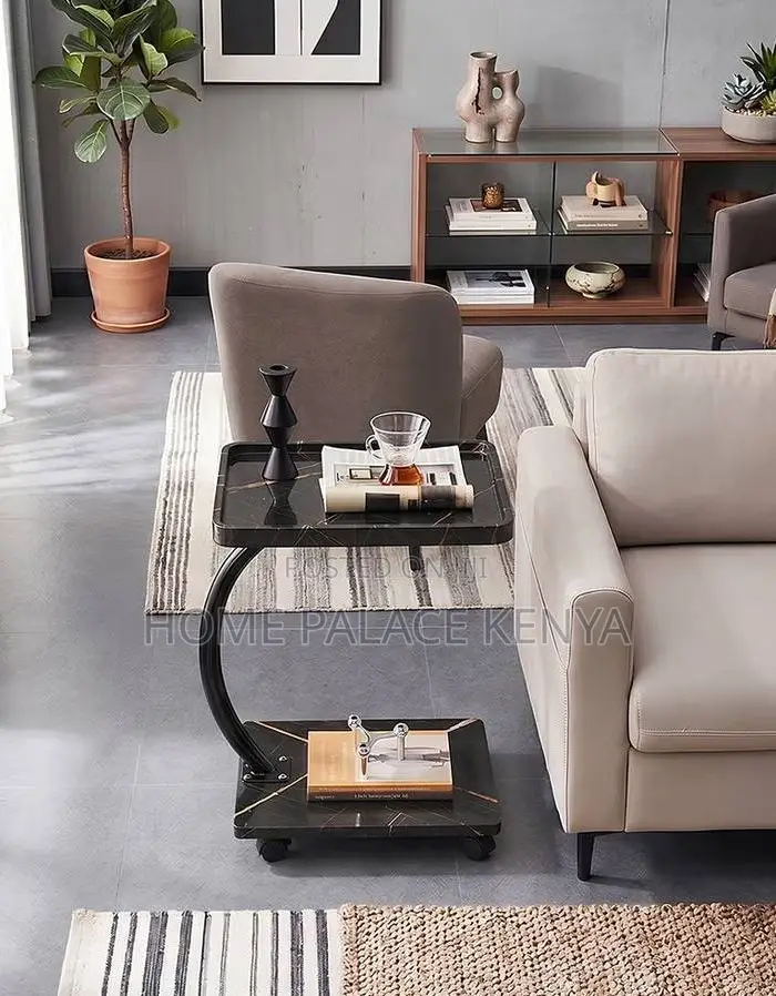 Side Table: Lavish 360 Degrees Mobile Accent Table