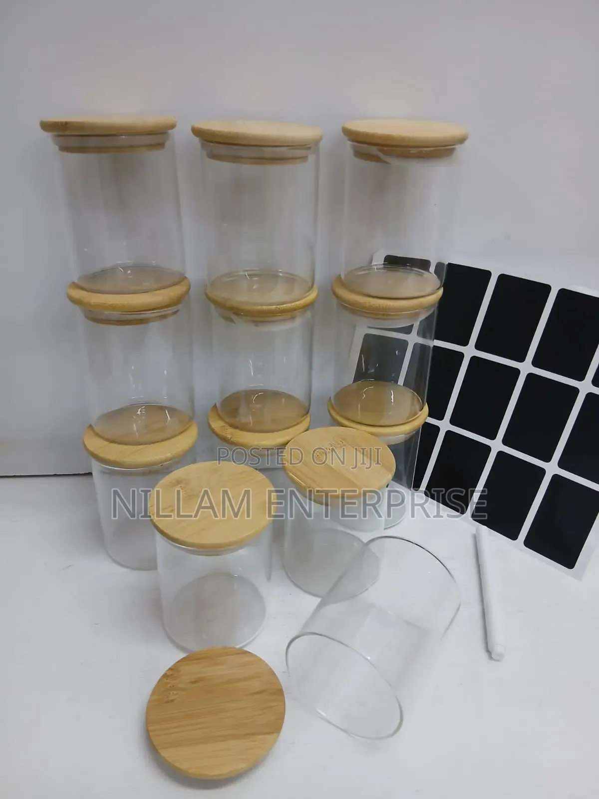 12pcs Spice Seasoning Jars Set With Labels
