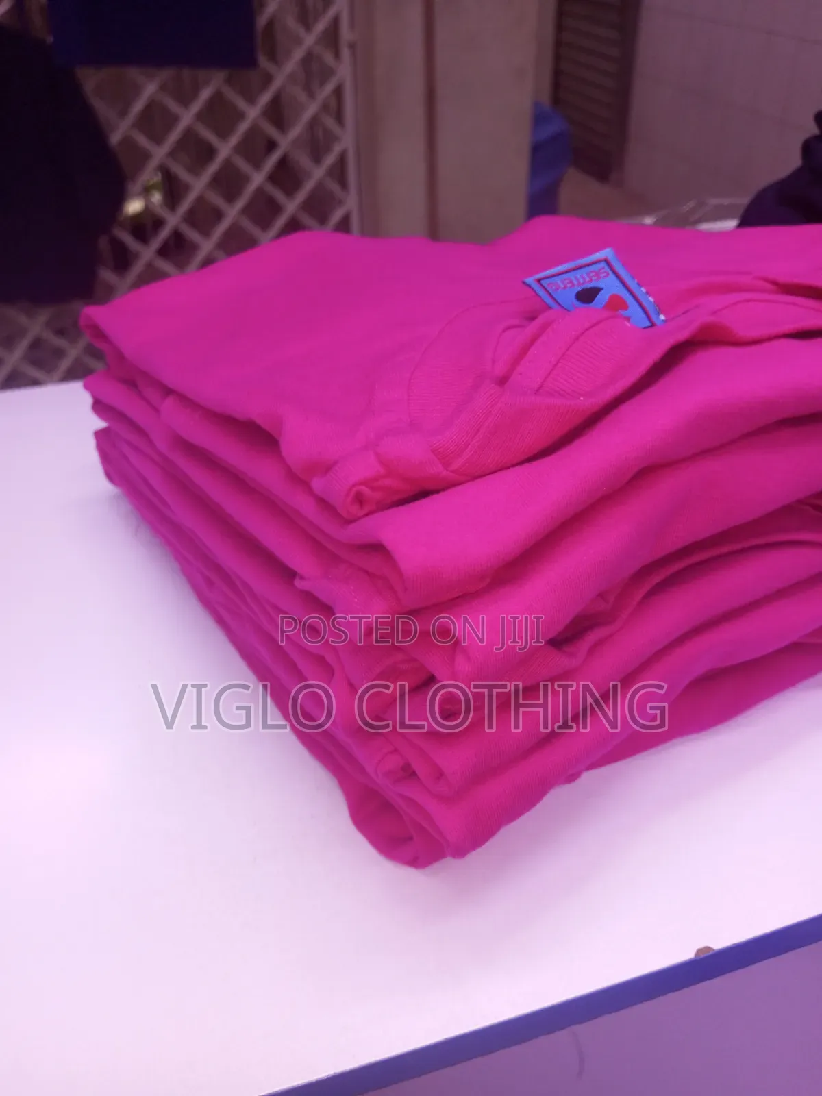 Pink Adults Round Necks Available in Wholesale and Single Orders