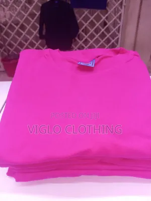 Pink Adults Round Necks Available in Wholesale and Single Orders