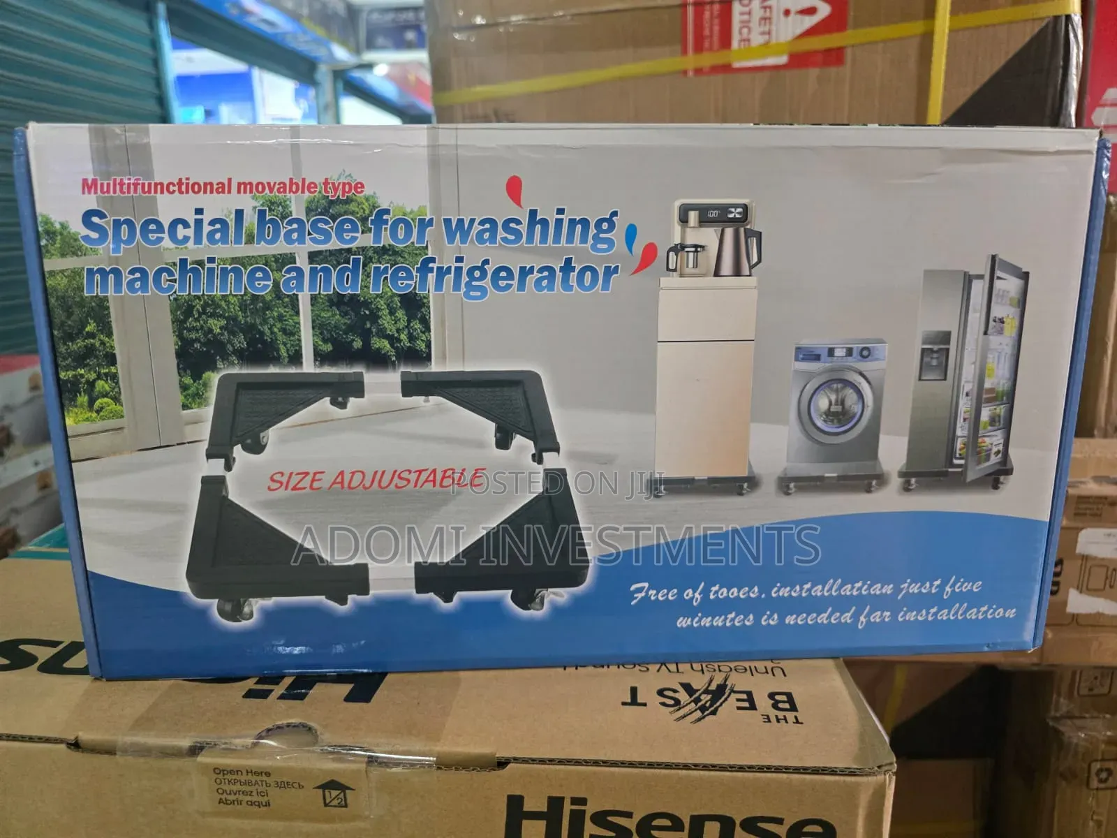 Heavy Duty Adjustable Fridge ,Cooker,dispenser Stand