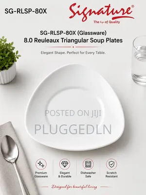 Square Dinner Plates/Shell Soup Plates