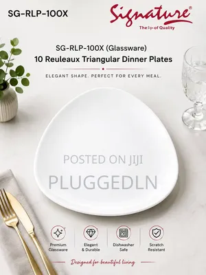 Square Dinner Plates/Shell Soup Plates