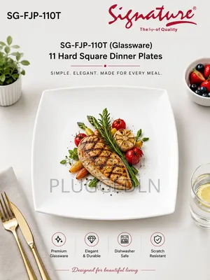 Square Dinner Plates/Shell Soup Plates