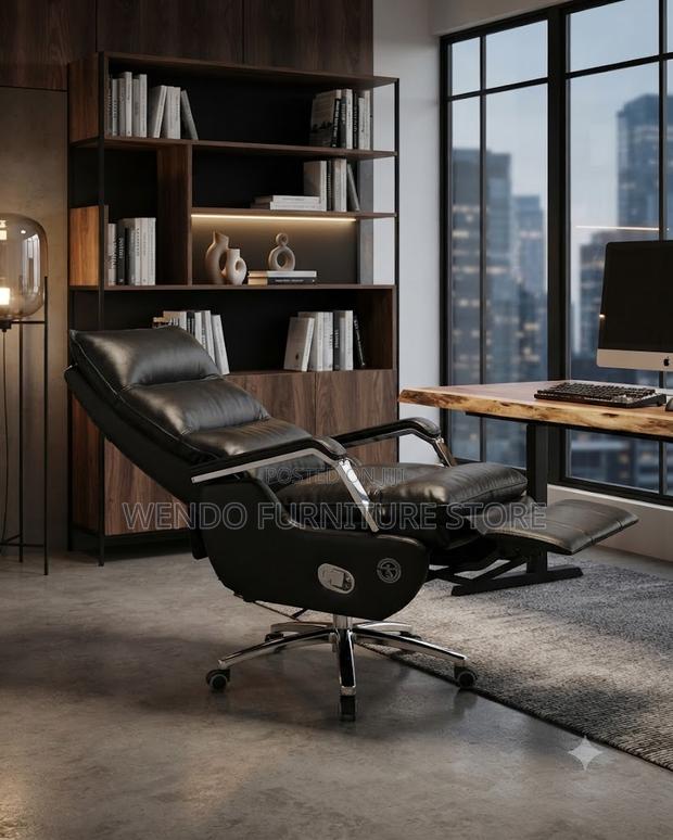 Office Chairs; High Back Executive Blending Leather Office Chair - main view