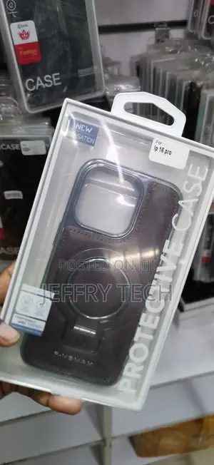 iPhone 16 Pro High-Quality PU Leather Backing ' Fine Stitching Case