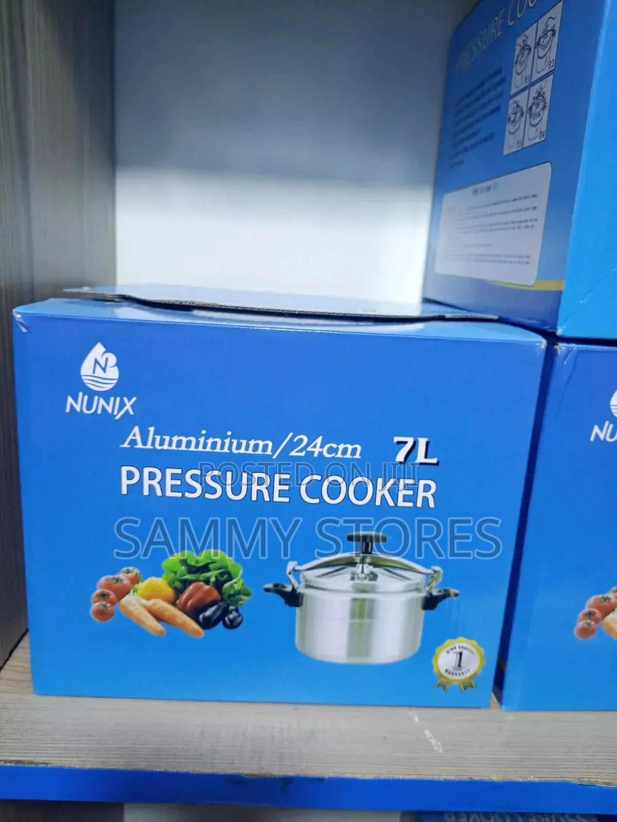 Nunix Premium 7L Pressure Cooker – Fuel Saving Aluminium Pot
