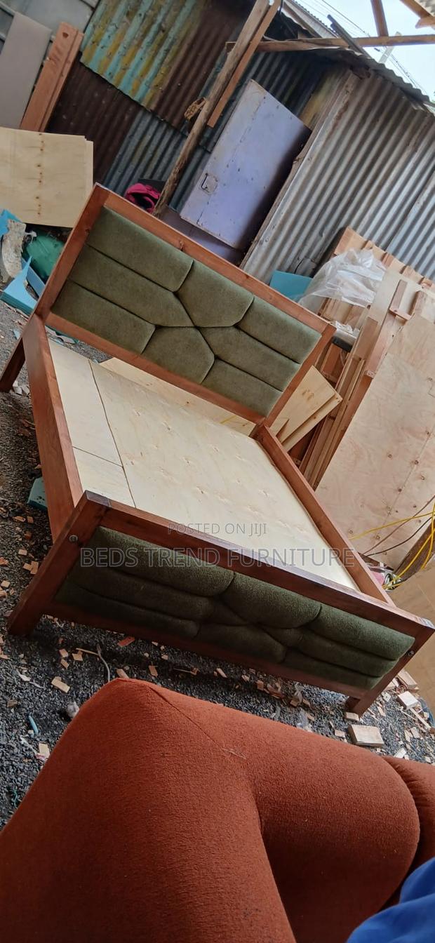 5x6 Mocket Bed Green Upholstery - thumbnail 2