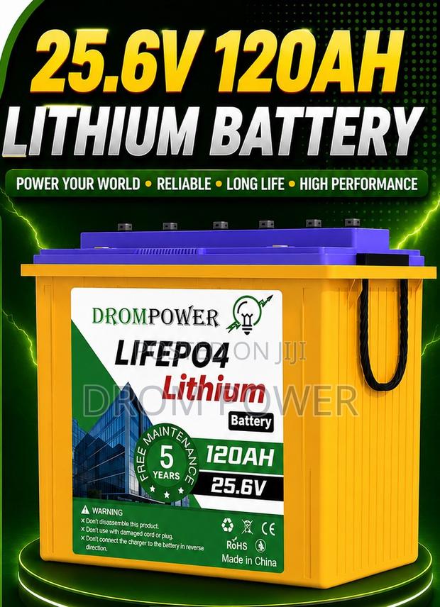 Lithium Battery 25.6v 120ah - thumbnail 2