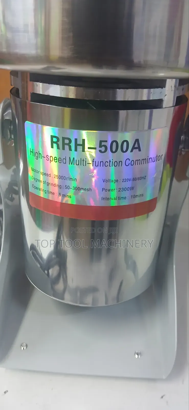 High Speed 500g Powder/Spice Grinder