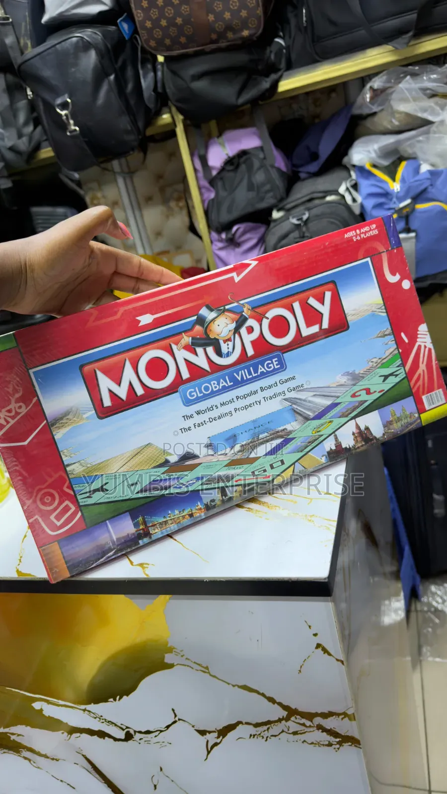 Monopoly Global Village Red