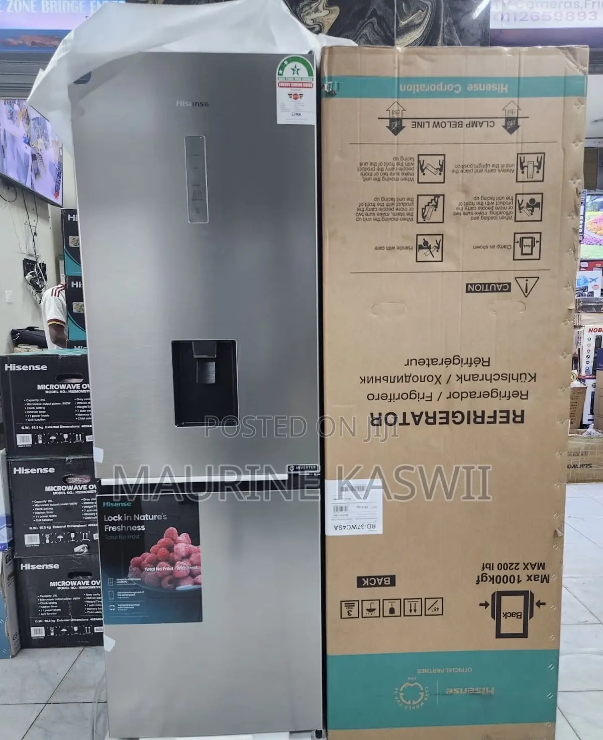 Hisense Refrigerator Rd-37wc4sa No-Frost 292litres