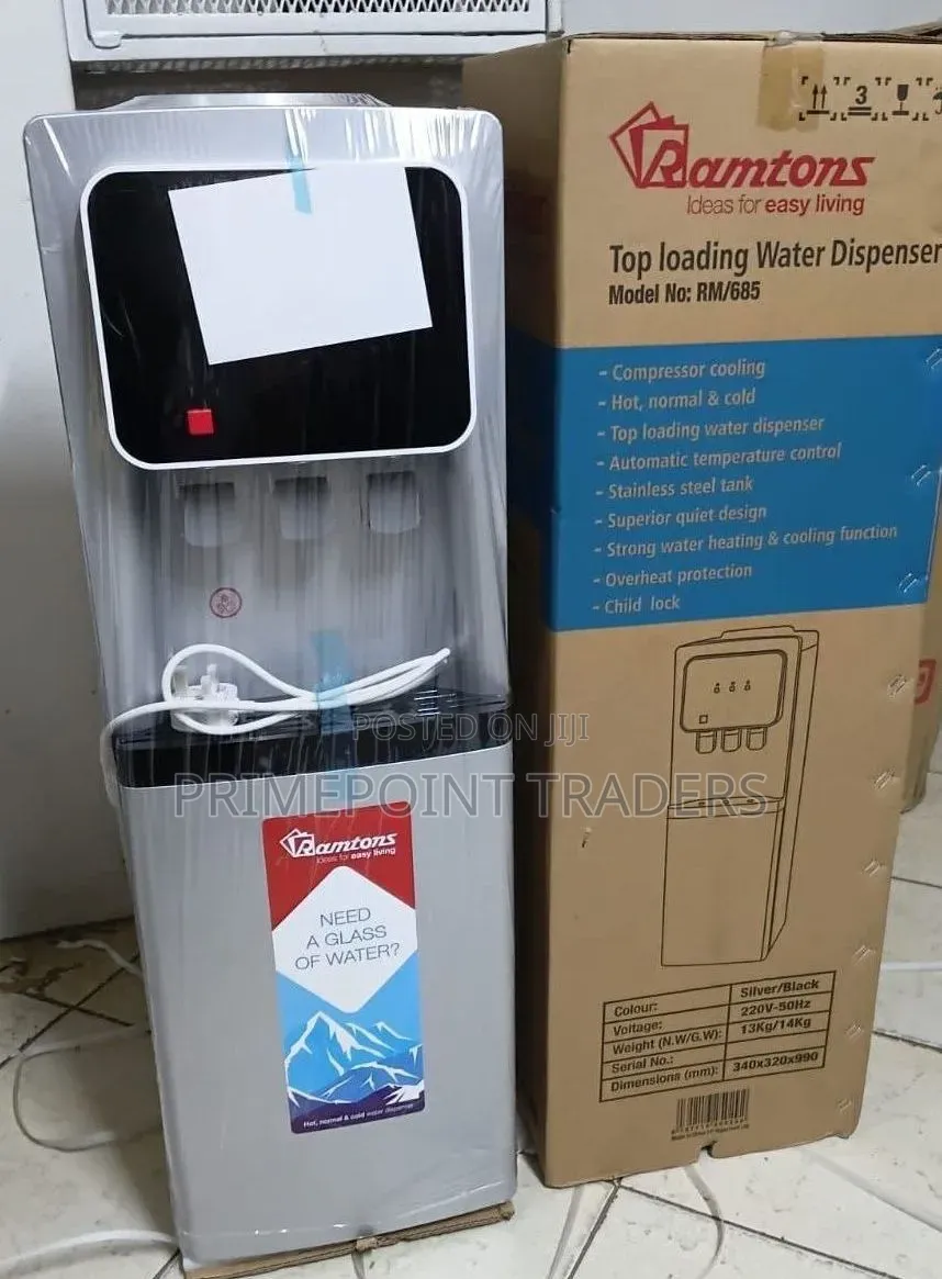 Ramtons RM/685 Hot, Normal Cold Water Dispenser With Compressor