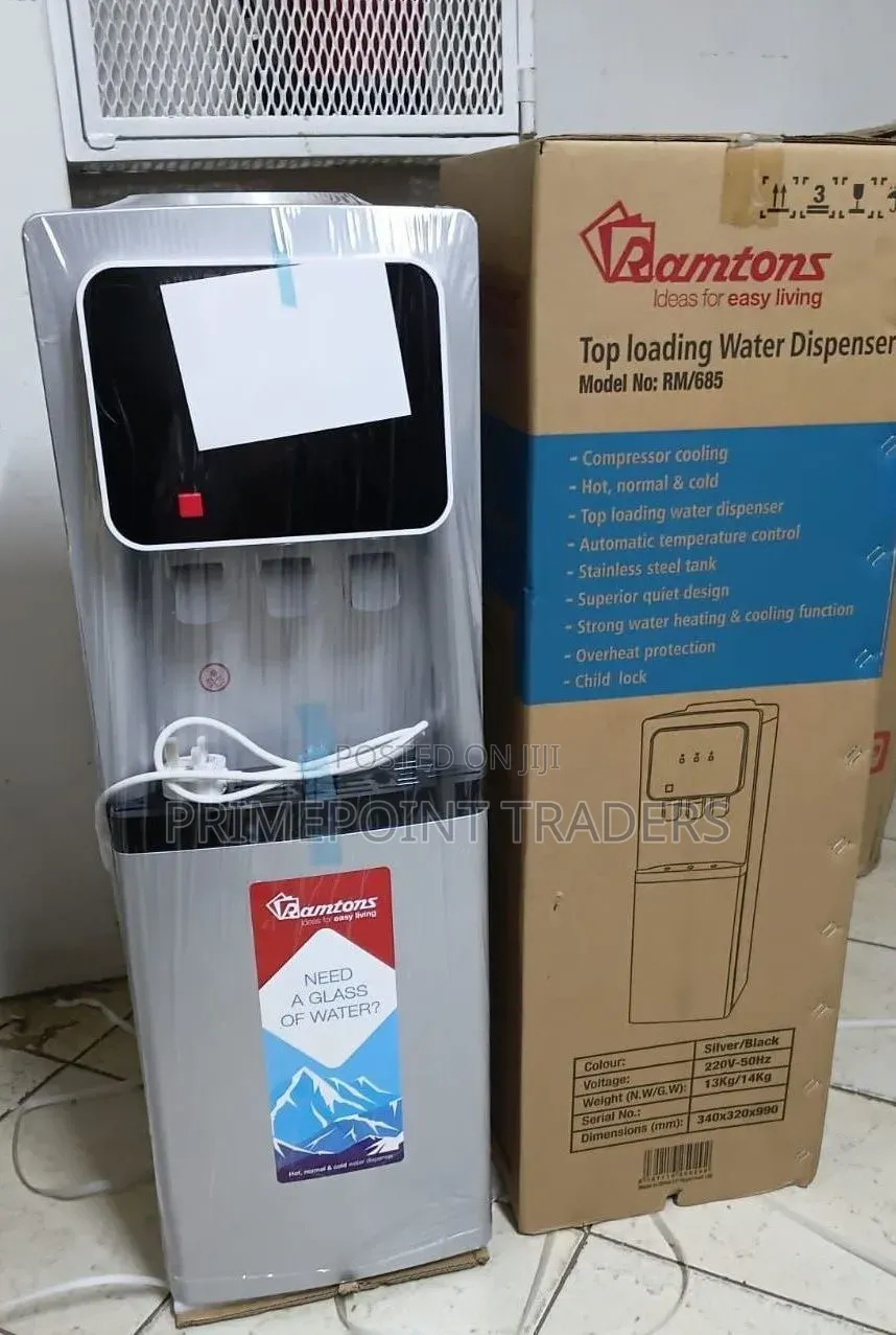 Ramtons Free-Standing Water Dispenser With Compressor Cooling