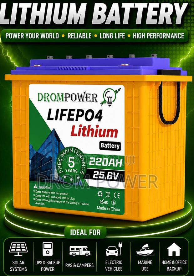 Lithium Battery 25.6v 220ah - thumbnail 2