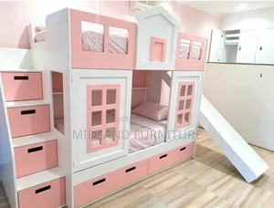 Children Bunk Bed Bed With Slide Available on Order