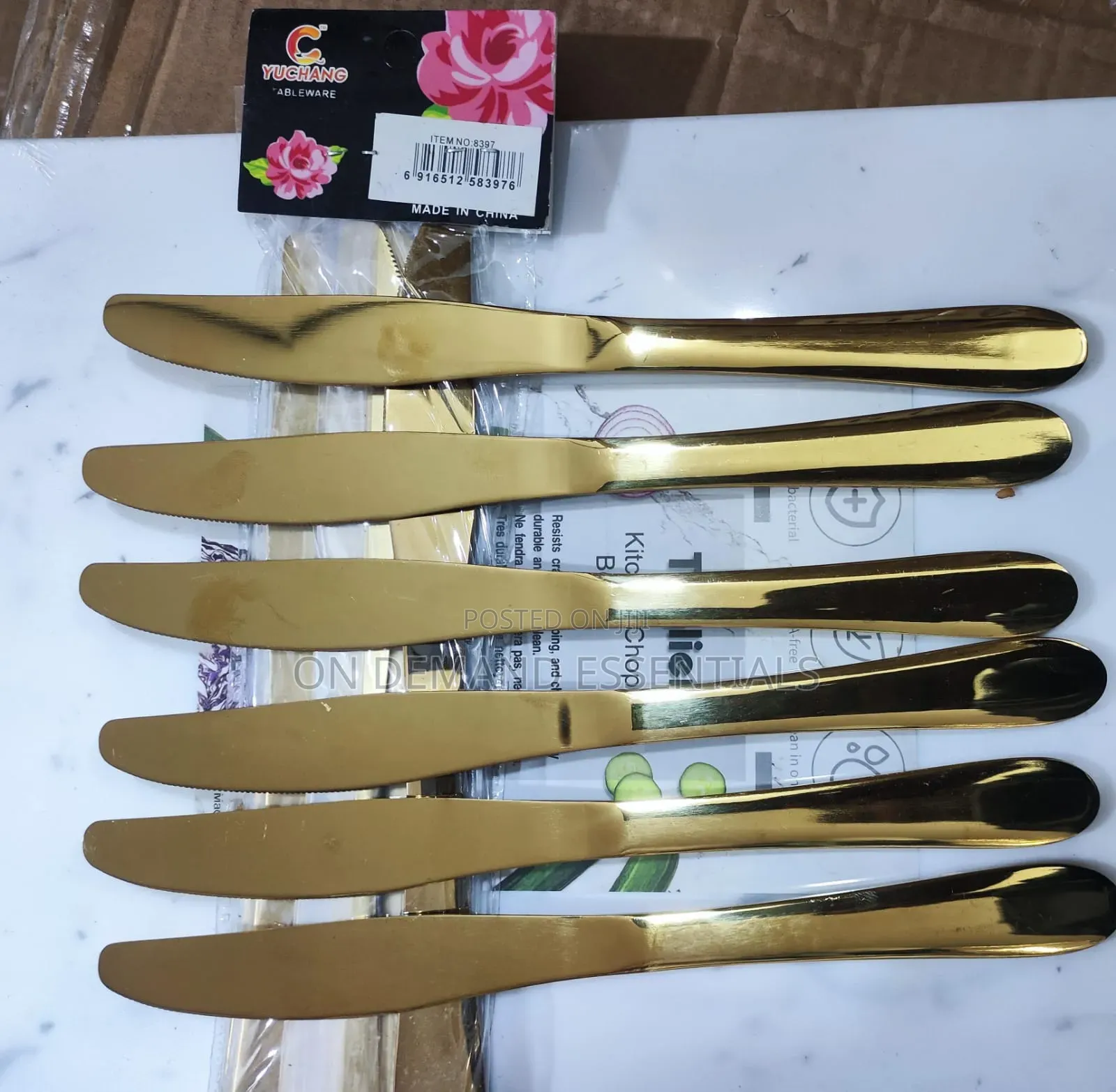 Yuchang Butter Knife Heavy Gauge Set of 6