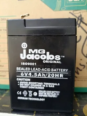 MG Jacobs 6V 4.5Ah VRLA Rechargeable Battery Alarm Systems, Solar Toys