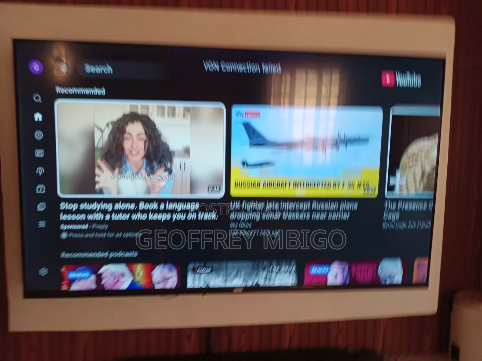 55 Inch Vision Smart TV