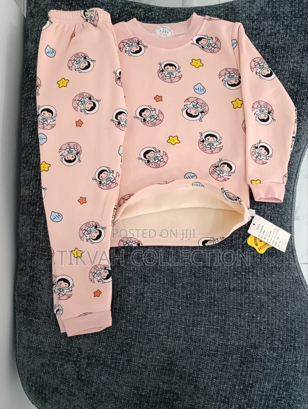 Cartoon Theme Fleece PJS