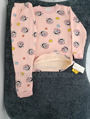 Cartoon Theme Fleece PJS