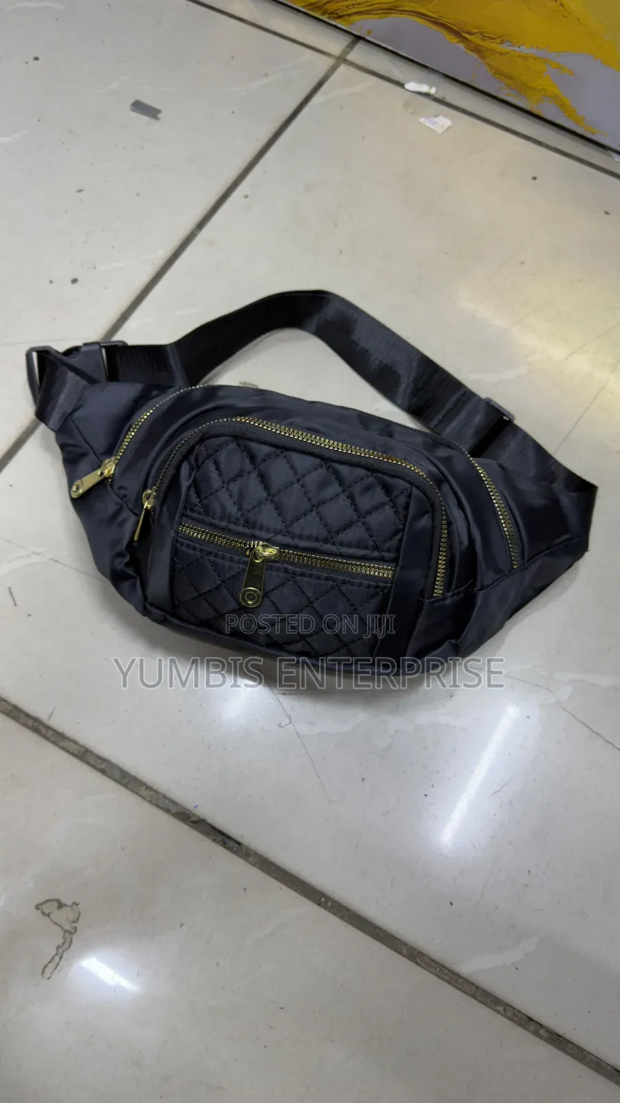 Black Waist Bag