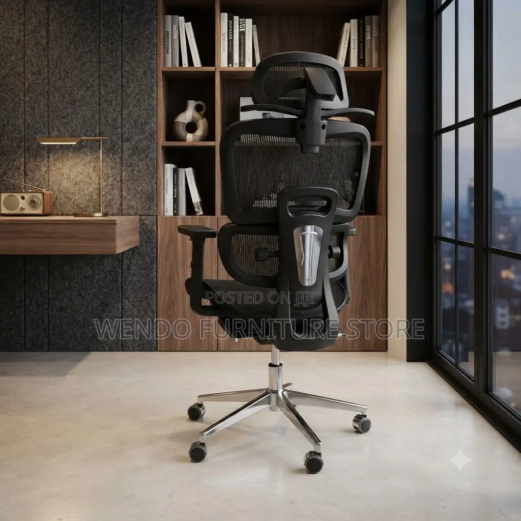Office Chairs; Headrest Executive Orthopedic Chair With Footrest