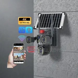 Full Color Night Vision 20MP 4G PTZ Dual Three TripleLens Solar Camera