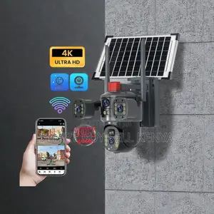 Plug and Play 20MP 4G PTZ Dual Three Triple Lens Solar Camera