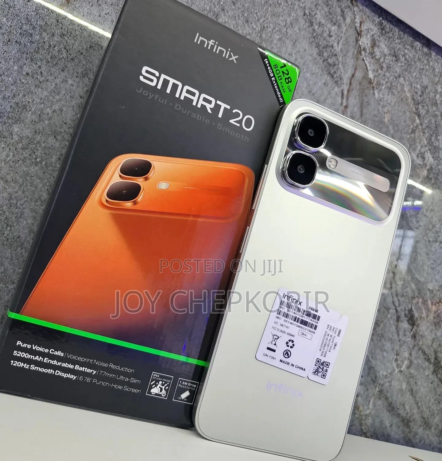 New Infinix Smart 20 128 GB Black