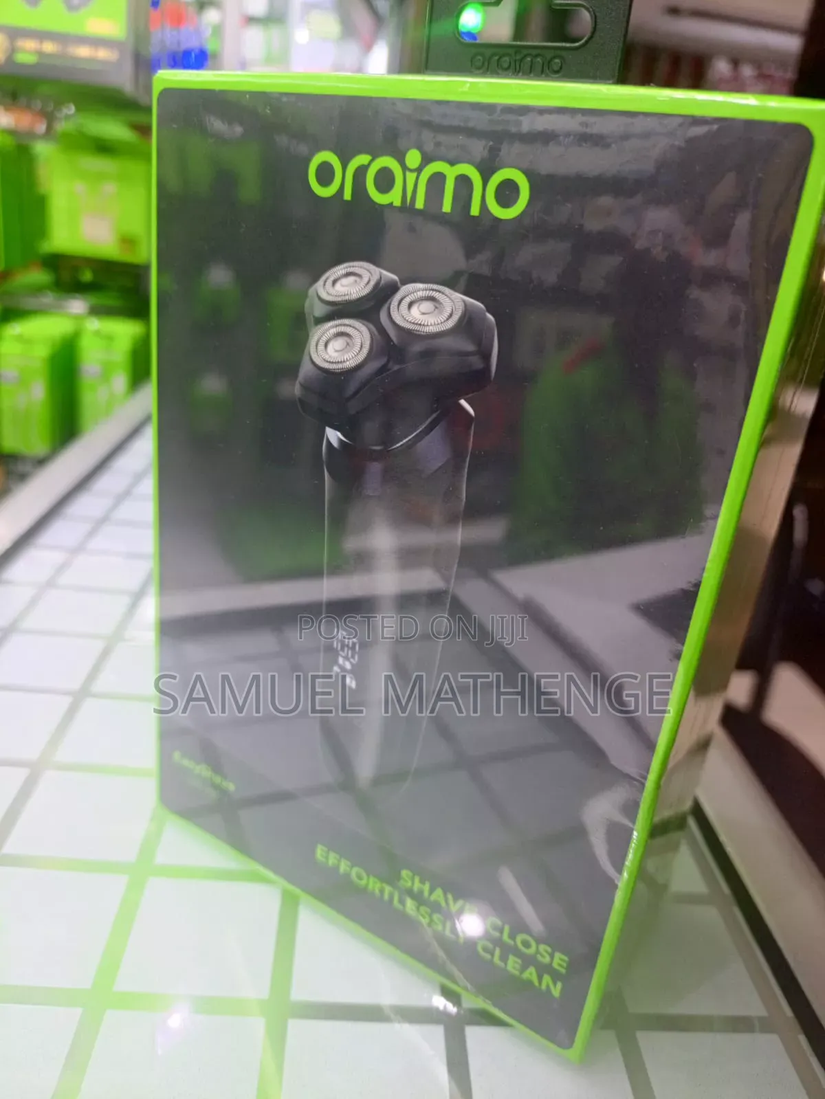 Oraimo Rechargeable Electric Rotary Shaver for Men With Floating Heads