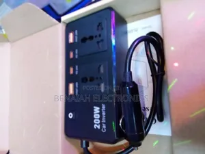 Universal Car Inverter DC to AC 200watts With Four Poots